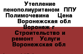 Утепление пенополиуританом (ППУ) Полимочевина. › Цена ­ 800 - Воронежская обл., Воронеж г. Строительство и ремонт » Услуги   . Воронежская обл.